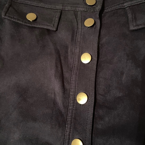 Blue Button down skirt. - Picture 2 of 4